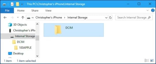 Iphone показывает пустую папку Dcim на ПК, что делать?