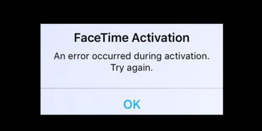 „Während der Aktivierung ist ein Fehler aufgetreten. Versuchen Sie es erneut. “Fehlerbehebung bei der Aktivierung der Facetime!