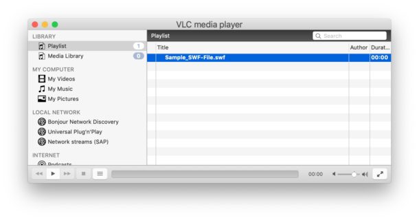 Как открыть файлы SWF на Mac
