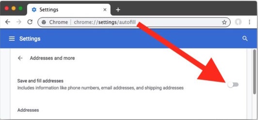 So entfernen Sie Vorschläge zum automatischen Ausfüllen von Google Chrome