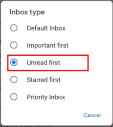 So zeigen Sie nur ungelesene E-Mails in Google Mail an