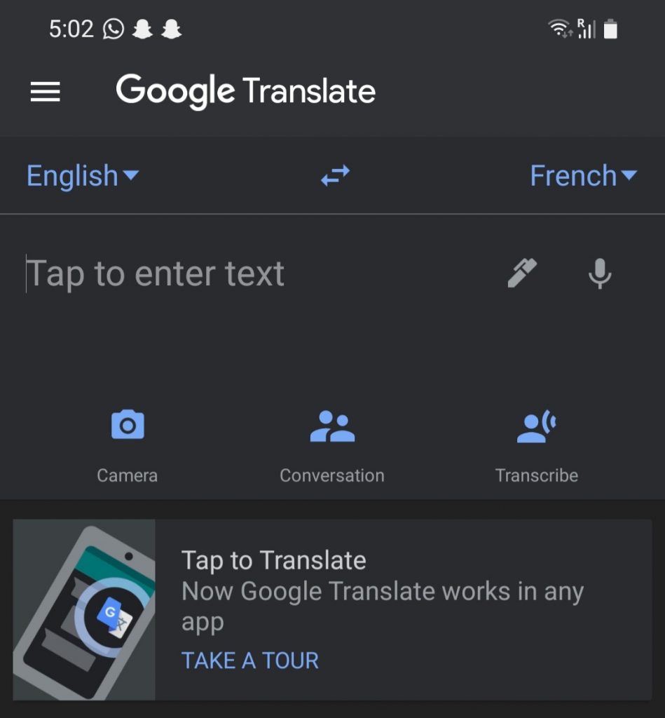 Приложения визуального перевода для iOS, Android и Wp