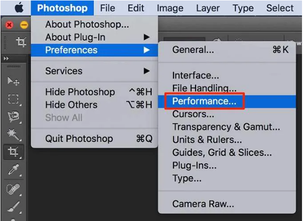 Исправить ошибку Photoshop «Рабочий диск заполнен»