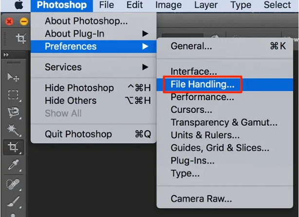 Исправить ошибку Photoshop «Рабочий диск заполнен»