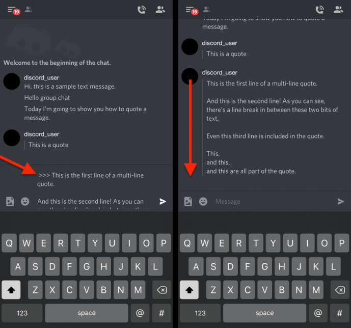 So zitieren Sie jemanden auf Discord