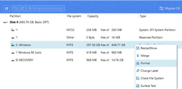 Behebung des Fehlers „Windows konnte das Format nicht abschließen“”